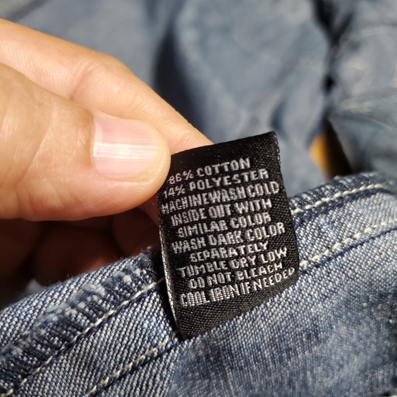 Southpole vintage denim vest Size Medium - Picture 8 of 11